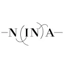 Monogram Nina tattoo design idea