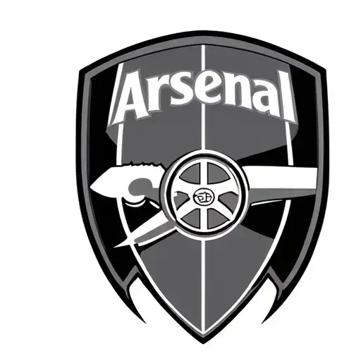 Arsenal Badge tattoo design idea