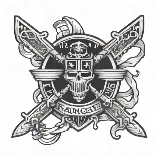 75th Ranger regiment  tattoo design idea