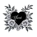 wedding date tattoo tattoo design idea