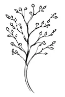 Baum, elegant tattoo design idea
