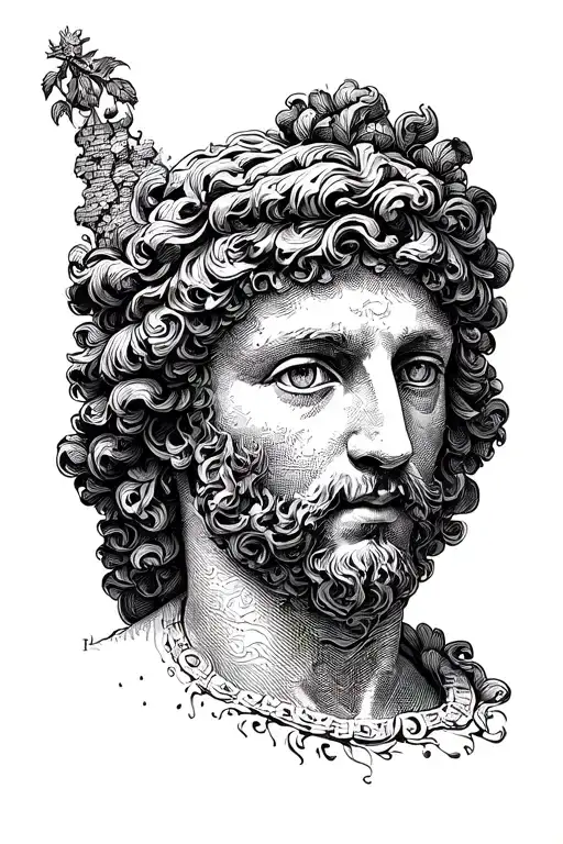 Ancient Bruges of Greece tattoo design idea