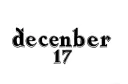"december 17" tattoo design idea