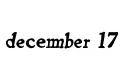 "december 17" tattoo design idea