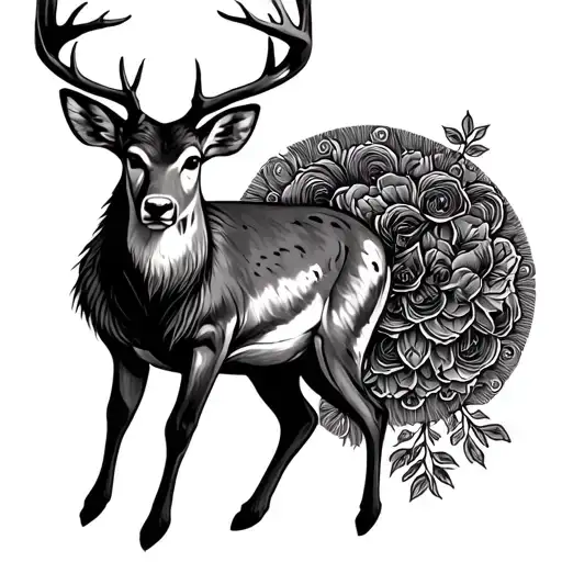 "Deer" Ahu tattoo design idea