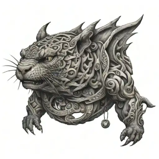 Yodha tattoo design idea