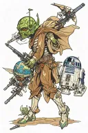 starwars and xenophobia  tattoo design idea