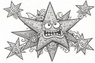 Patrick Star tattoo design idea