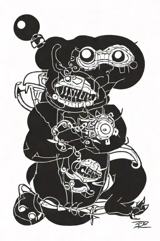 Stich tattoo design idea