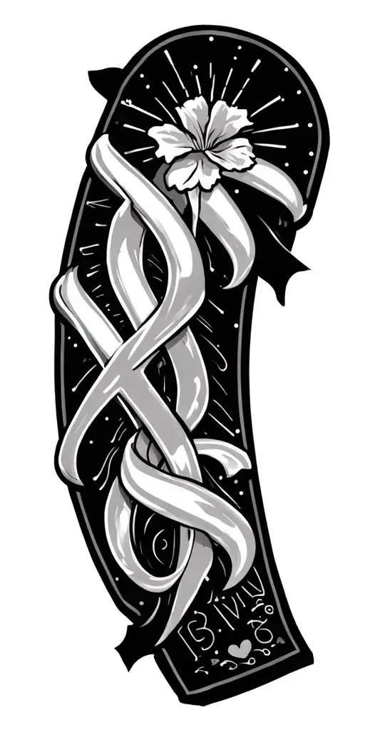 vegas sign in background tattoo design idea