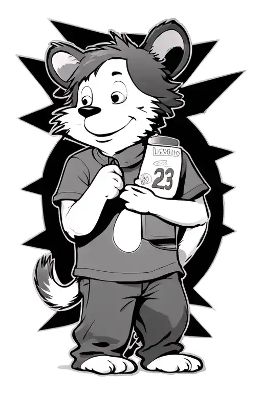 Calvin and Hobbes  tattoo design idea