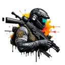 rainbow six siege tattoo design idea
