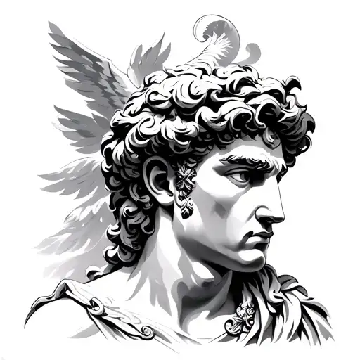 god apollo greek god tattoo design idea