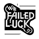 "We failed luck" Text in Spanish tattoo design idea