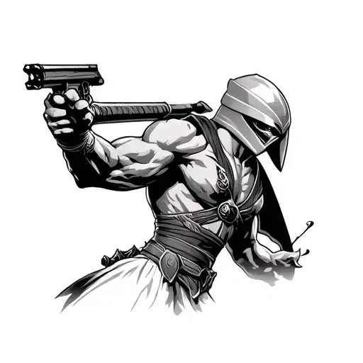 Mortal Kombat tattoo design idea