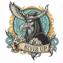 Never Give Up tattoo design idea