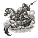  “If you wait by the river long enough, the bodies of your enemies will float by.” ― Sun Tzu  tattoo design idea