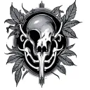 Pubic tattoo design idea