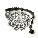 ankle bracelet tattoo design idea