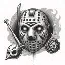 friday the 13th tattoo design idea