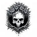 Poison tree tattoo design idea