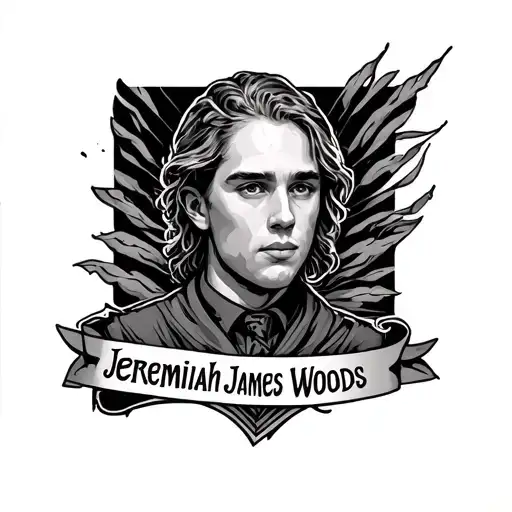 I want something to symbolize the passing of my first born child his name was Jeremiah James Woods tattoo design idea