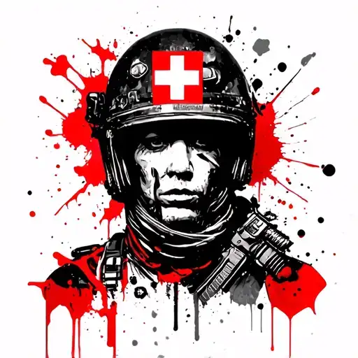 combat medic, repeat tattoo design idea