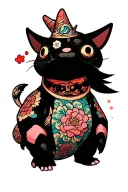 zenitsu + patrick star tattoo design idea