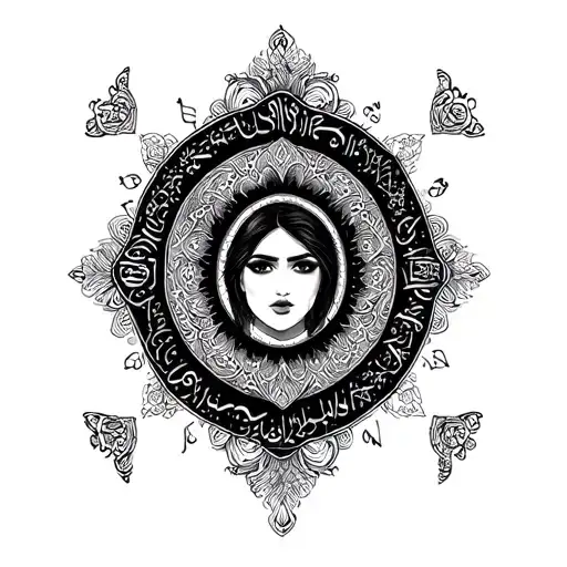 sabr shukr sabr sukoon tattoo design idea