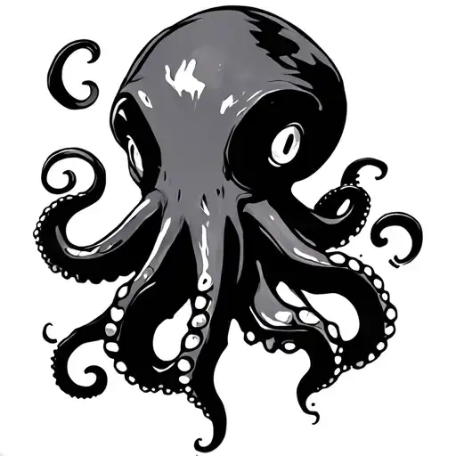Japanese Octopus tattoo design idea