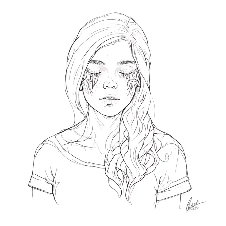 Childhood abuse survivor tattoo design idea