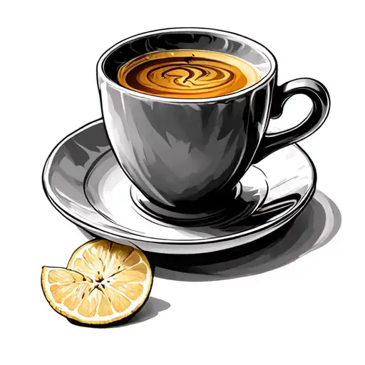 Cup Of Tea tattoo design idea