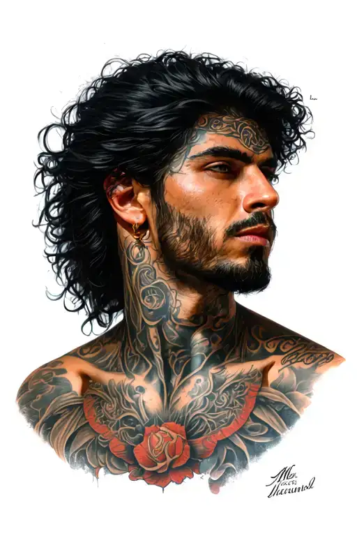 Arcangel Miguel Angel tattoo design idea