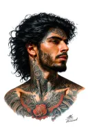 Arcangel Miguel Angel tattoo design idea