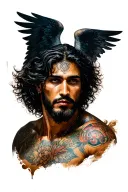 Arcangel Miguel Angel tattoo design idea