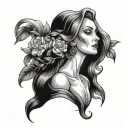 daphne tattoo design idea