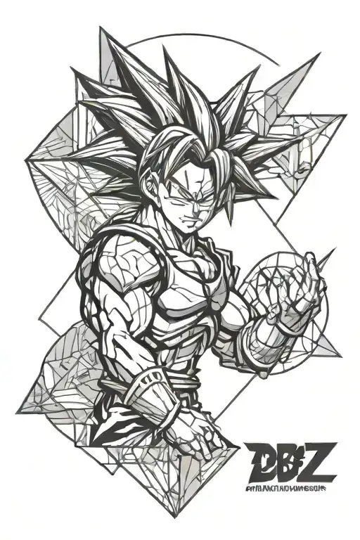 dbz tattoo design idea