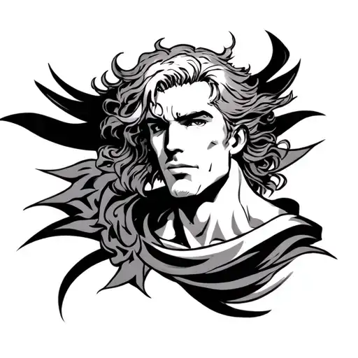 Escanor tattoo design idea