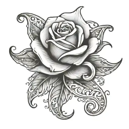 rosses made of money with "Oliver" written under in collarbone  tattoo design idea