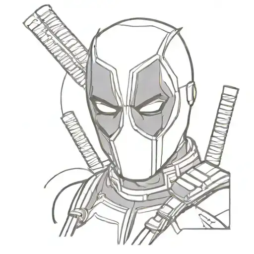 deadpool tattoo design idea