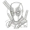deadpool tattoo design idea