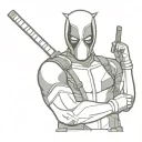 deadpool tattoo design idea