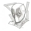 deadpool tattoo design idea