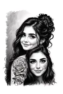 niece and aunt tattoo tattoo design idea