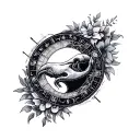 Cancer Horoscope tattoo design idea