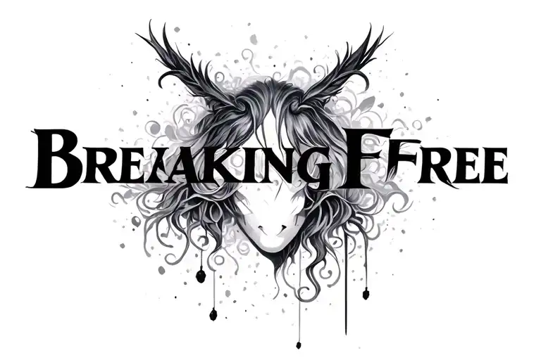 Breaking Free tattoo design idea