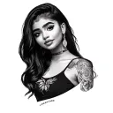 Ariana Grande tattoo design idea