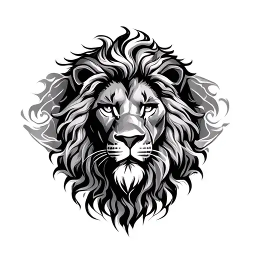 Lion Sin Of Pride tattoo design idea