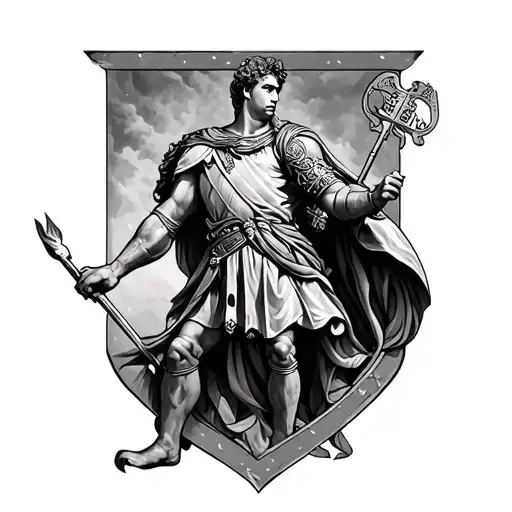 St George tattoo design idea