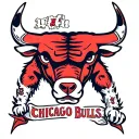 Chicago Bulls cub surrounded tattoo design idea